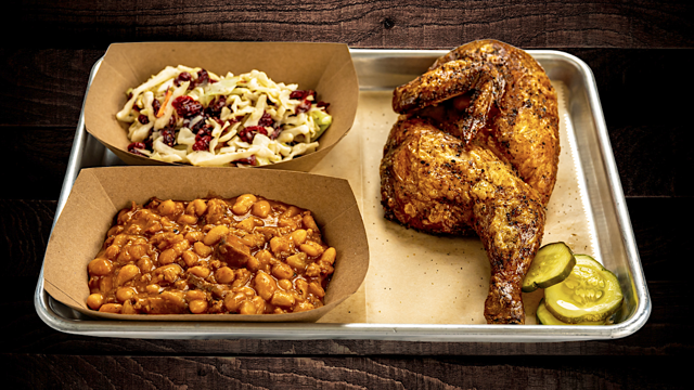 1/2 Chicken Plate.