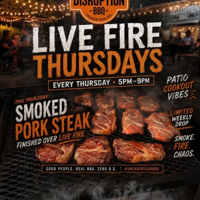 ITS SMOKED PORK STEAK THURSDAY!