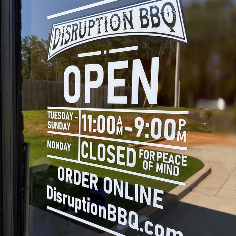 Welcome to Disruption BBQ
