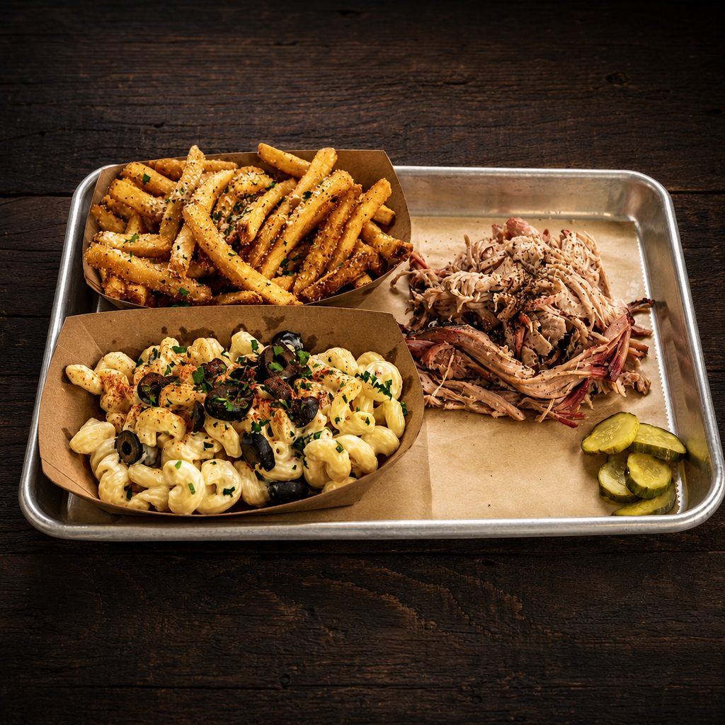 Pulled Pork Plate.