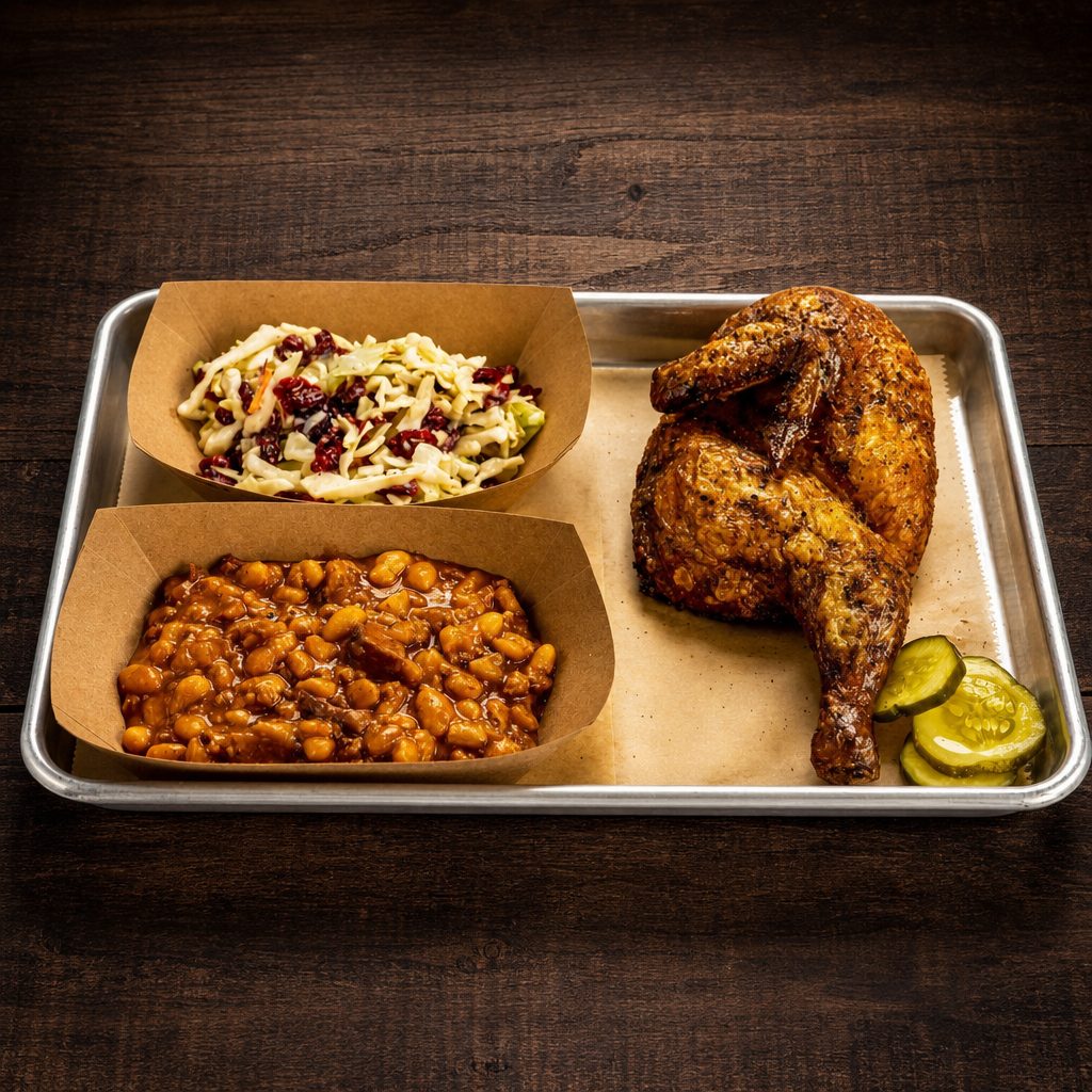 1/2 Chicken Plate.