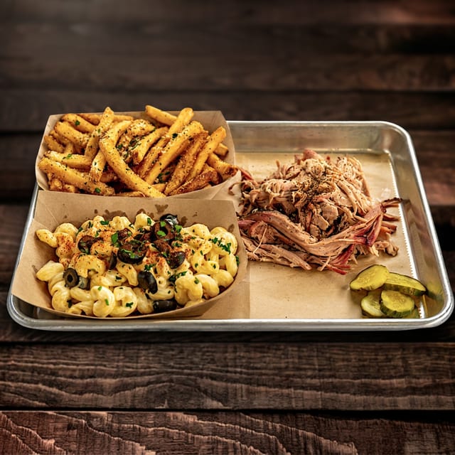 Pulled Pork Plate.