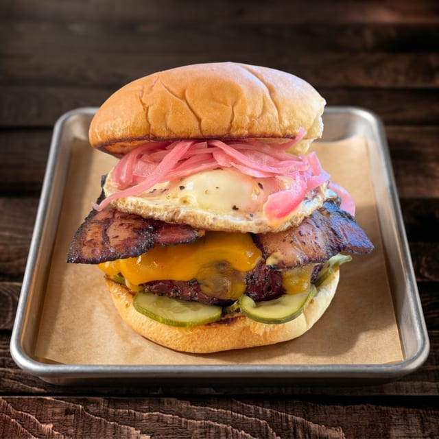 The Mayhem Burger.